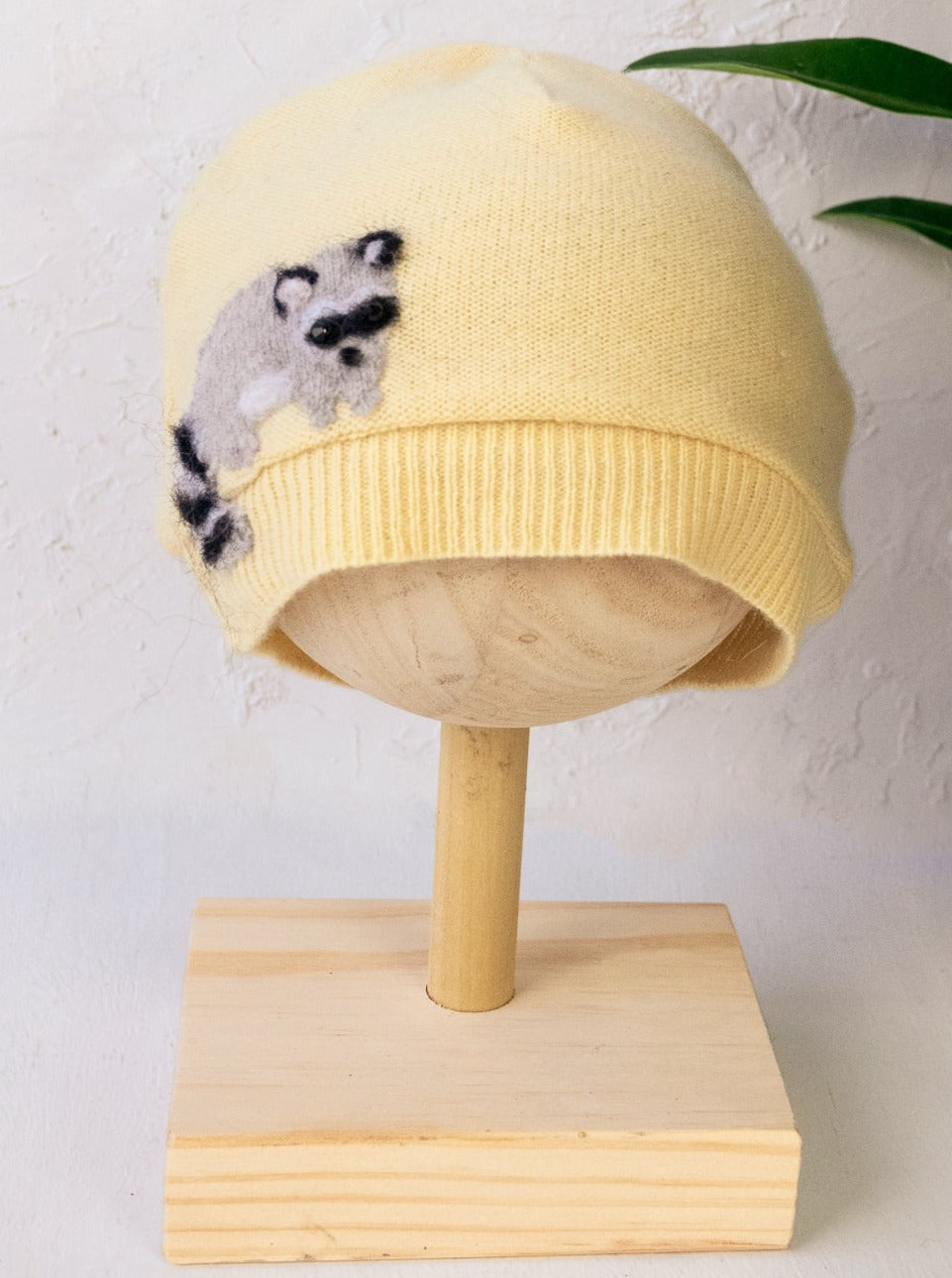 Raccoon Cashmere Hat - Toddler — Select Your Color