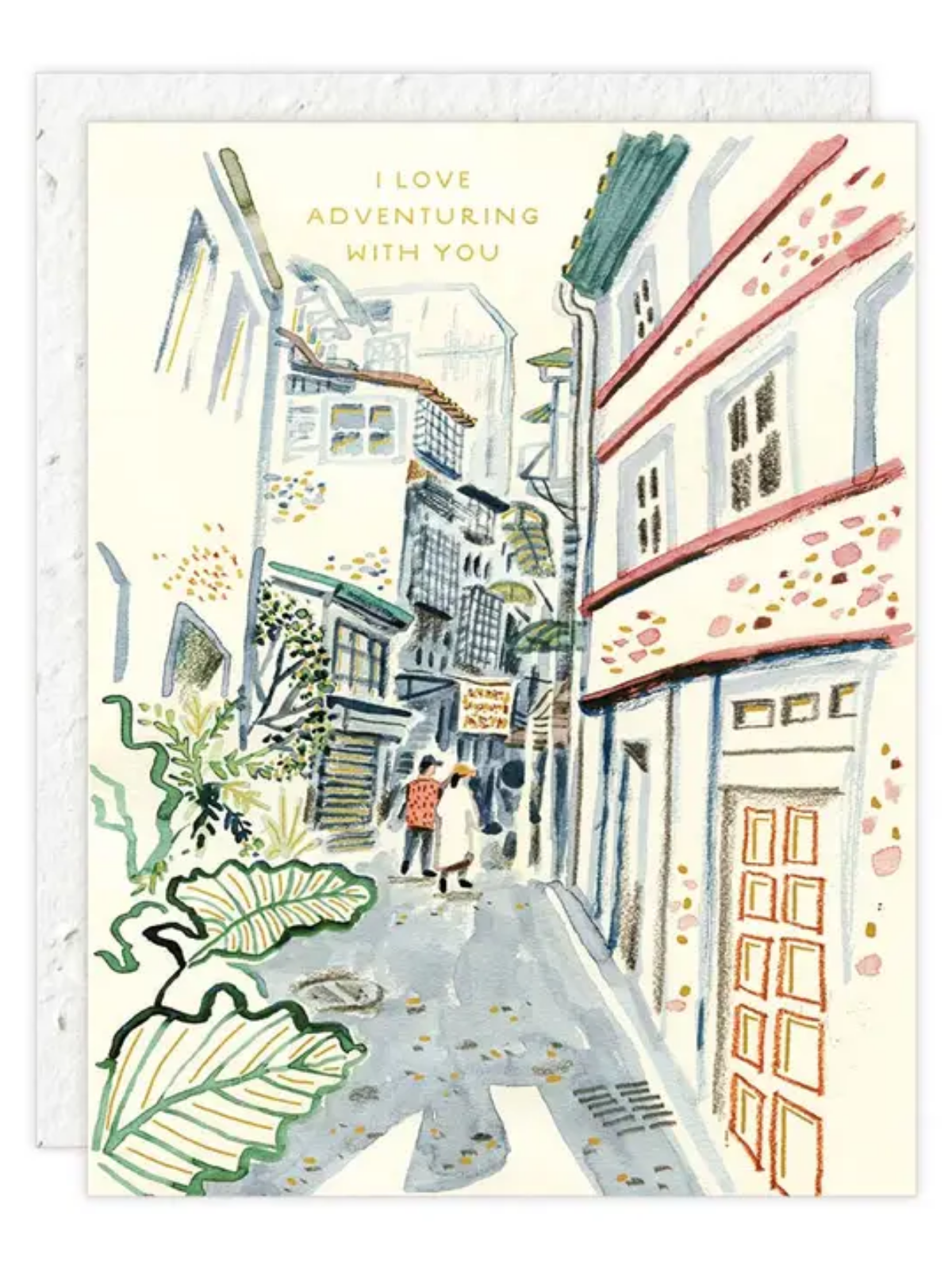 Adventuring with You - Seeded Card with PLANTABLE seed paper envelope