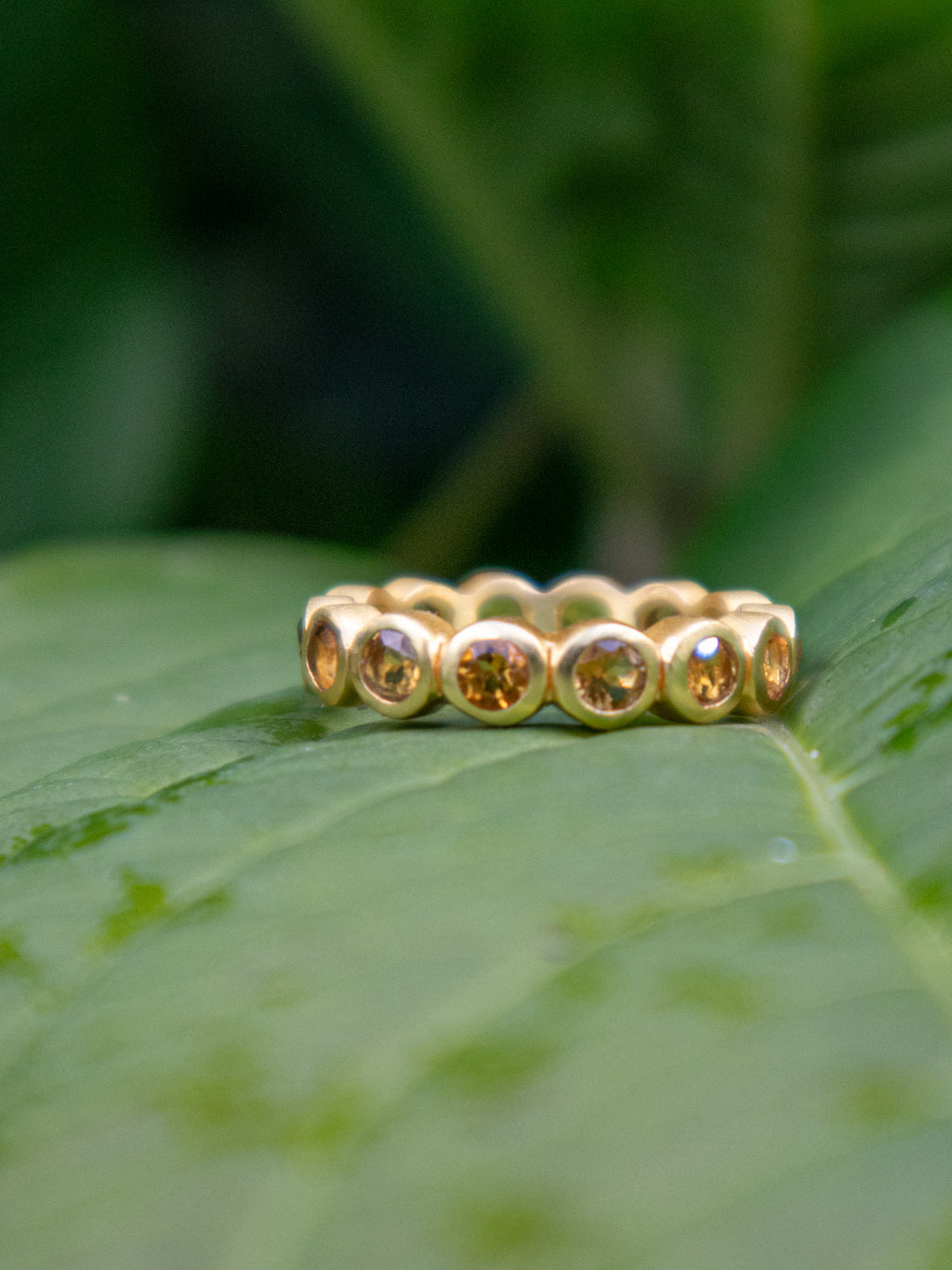 Aria Infinity Band Ring — Select Your Gemstone & Size