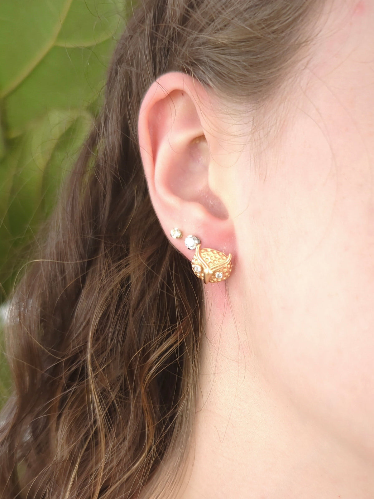 Azia Owl Stud Earrings — Select Your Color