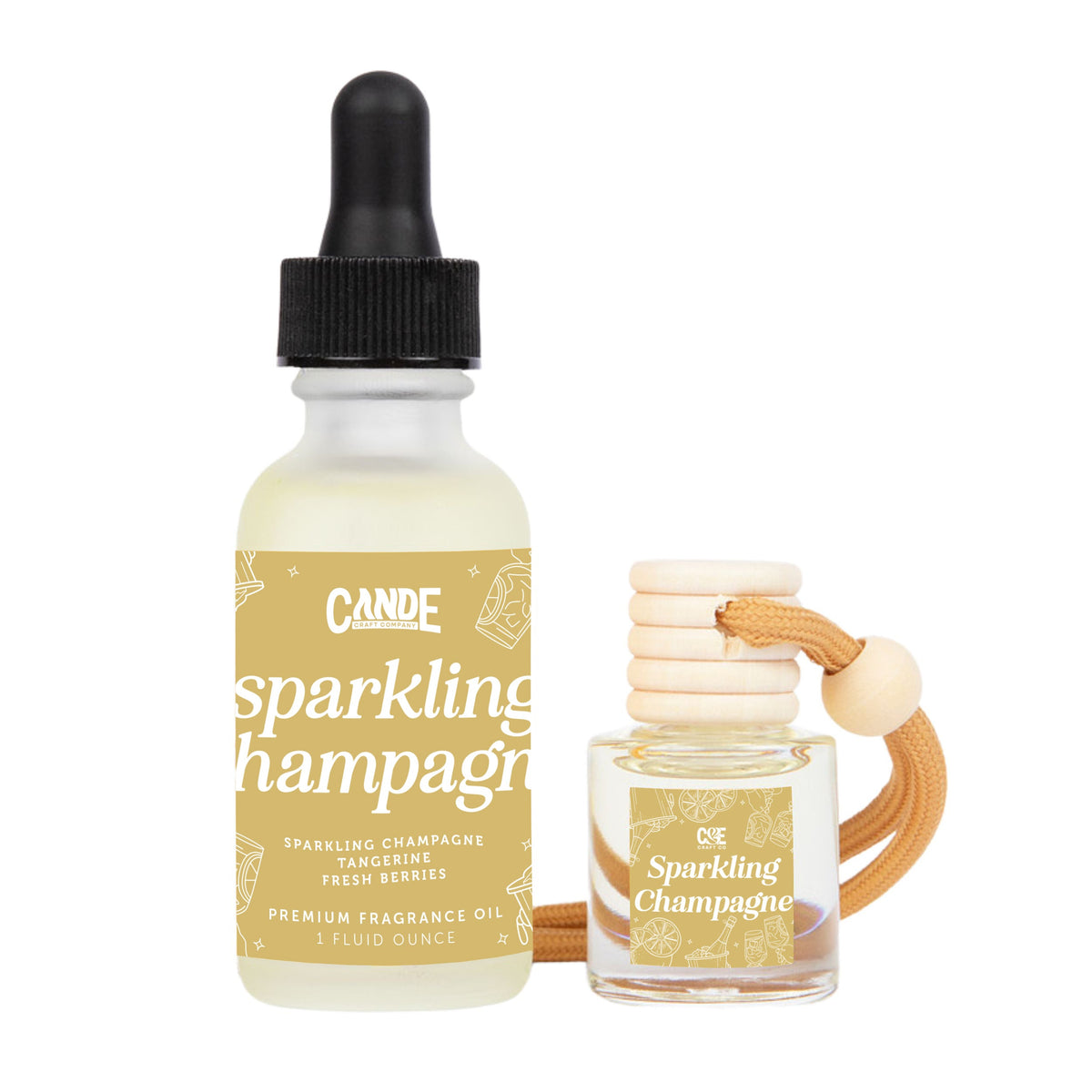 Hanging Car Freshener Diffuser & Refill Bundle