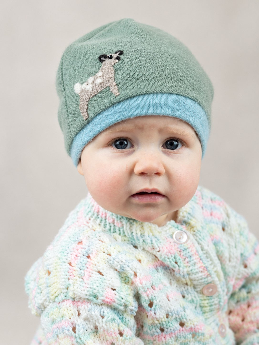Fawn Cashmere Hat - Baby — Select Your Color
