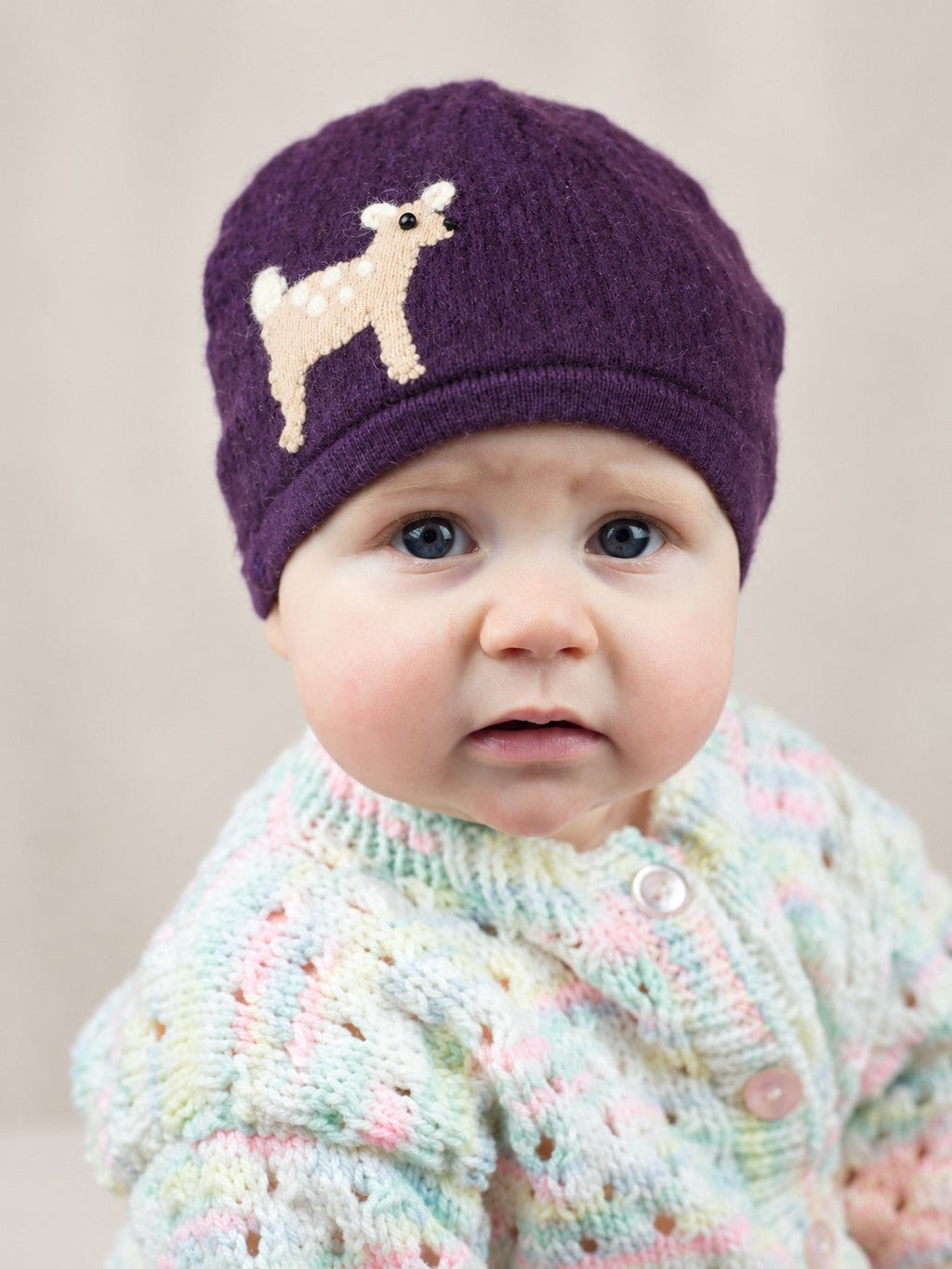 Fawn Cashmere Hat - Baby — Select Your Color