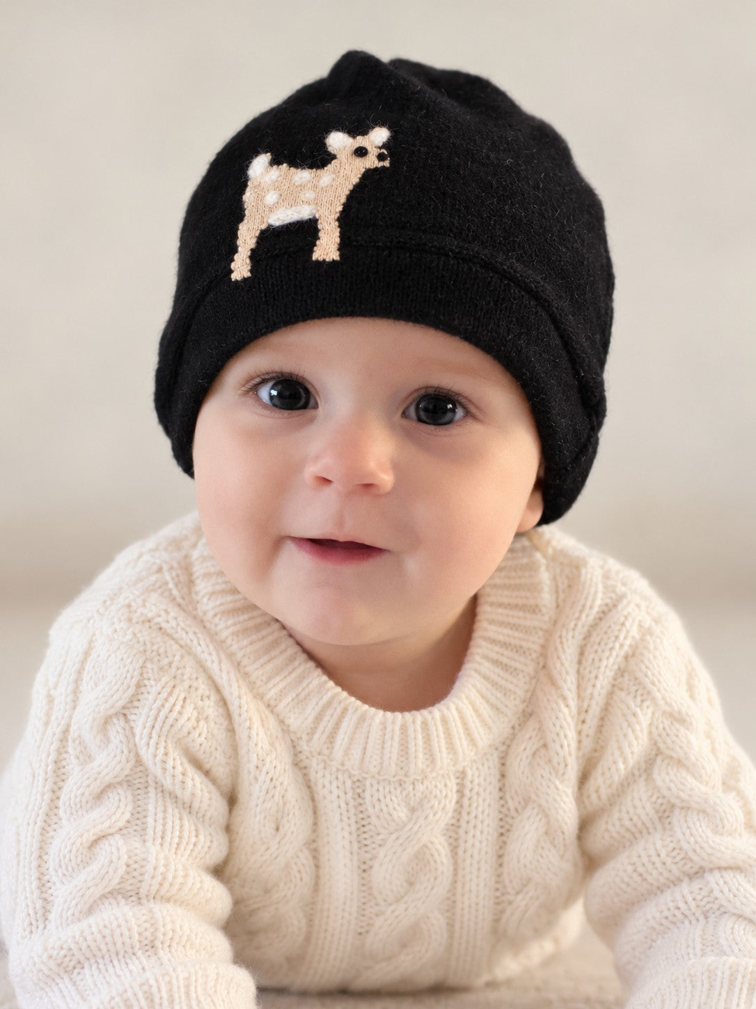 Fawn Cashmere Hat - Baby — Select Your Color
