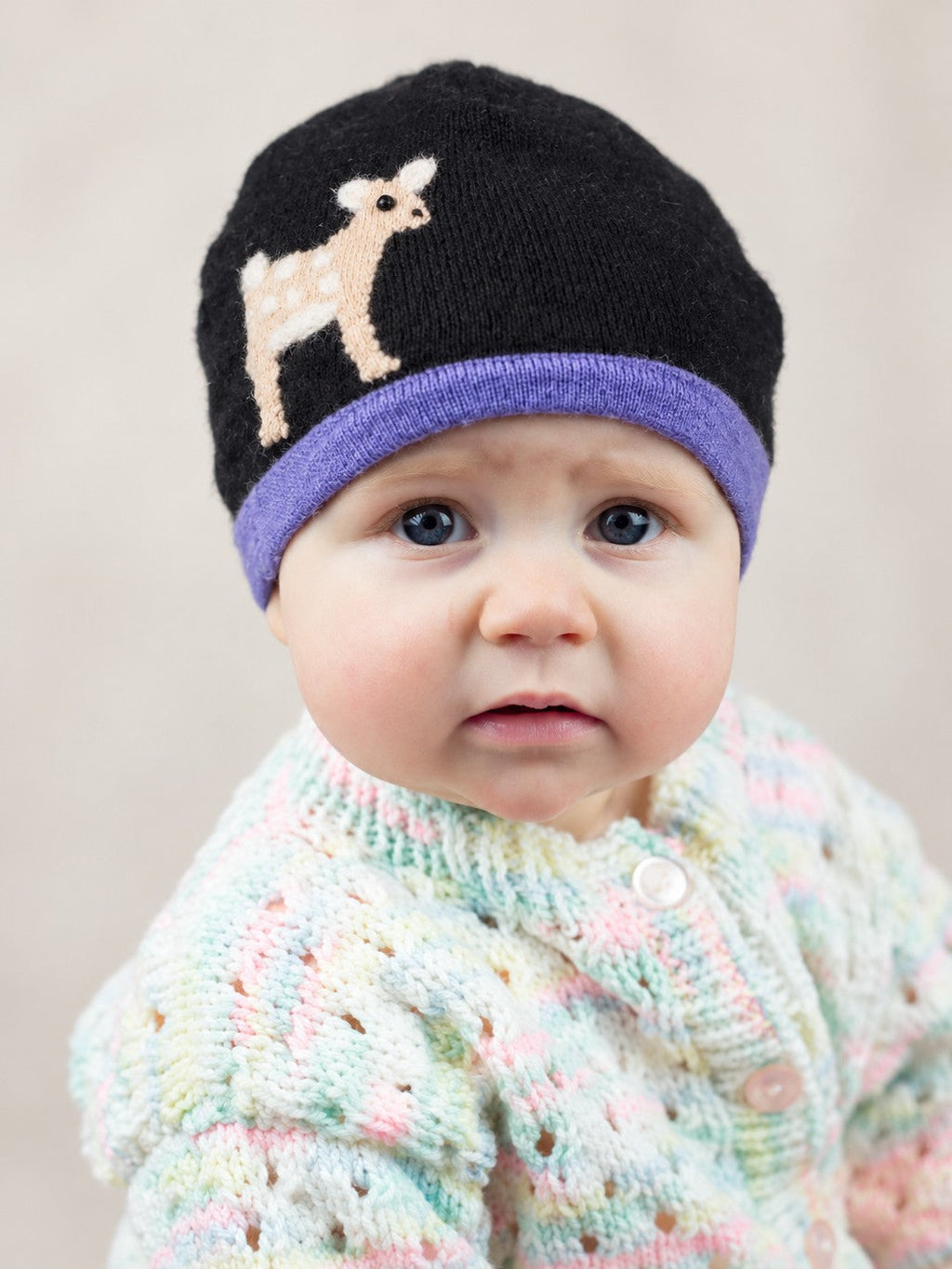 Fawn Cashmere Hat - Baby — Select Your Color