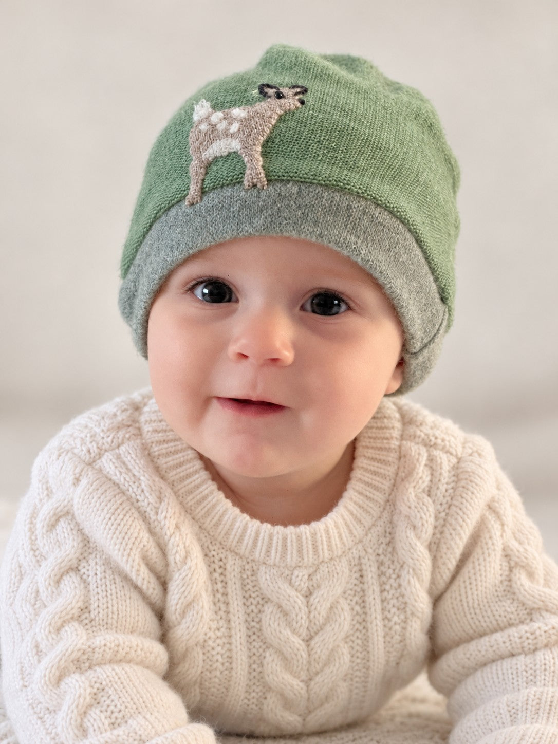 Fawn Cashmere Hat - Baby — Select Your Color
