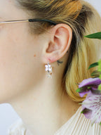 Bitty Flower Hoops — Select Your Color