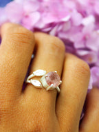 The Bloom Ring - Silver — Select Your Gemstone & Size