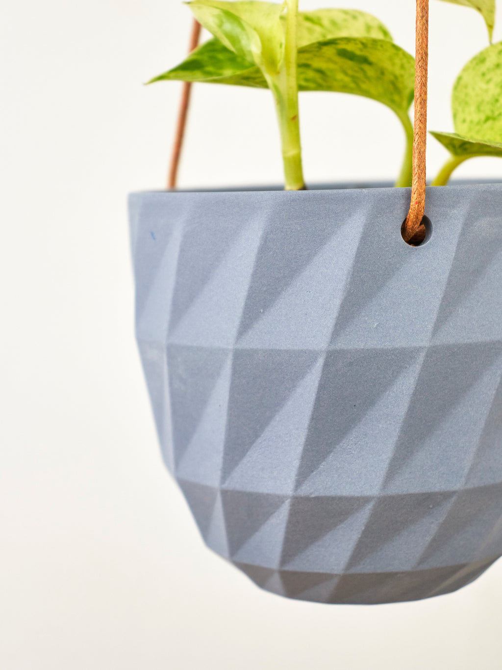 Virago Modern Hanging Planter - Grid — Select Your Color