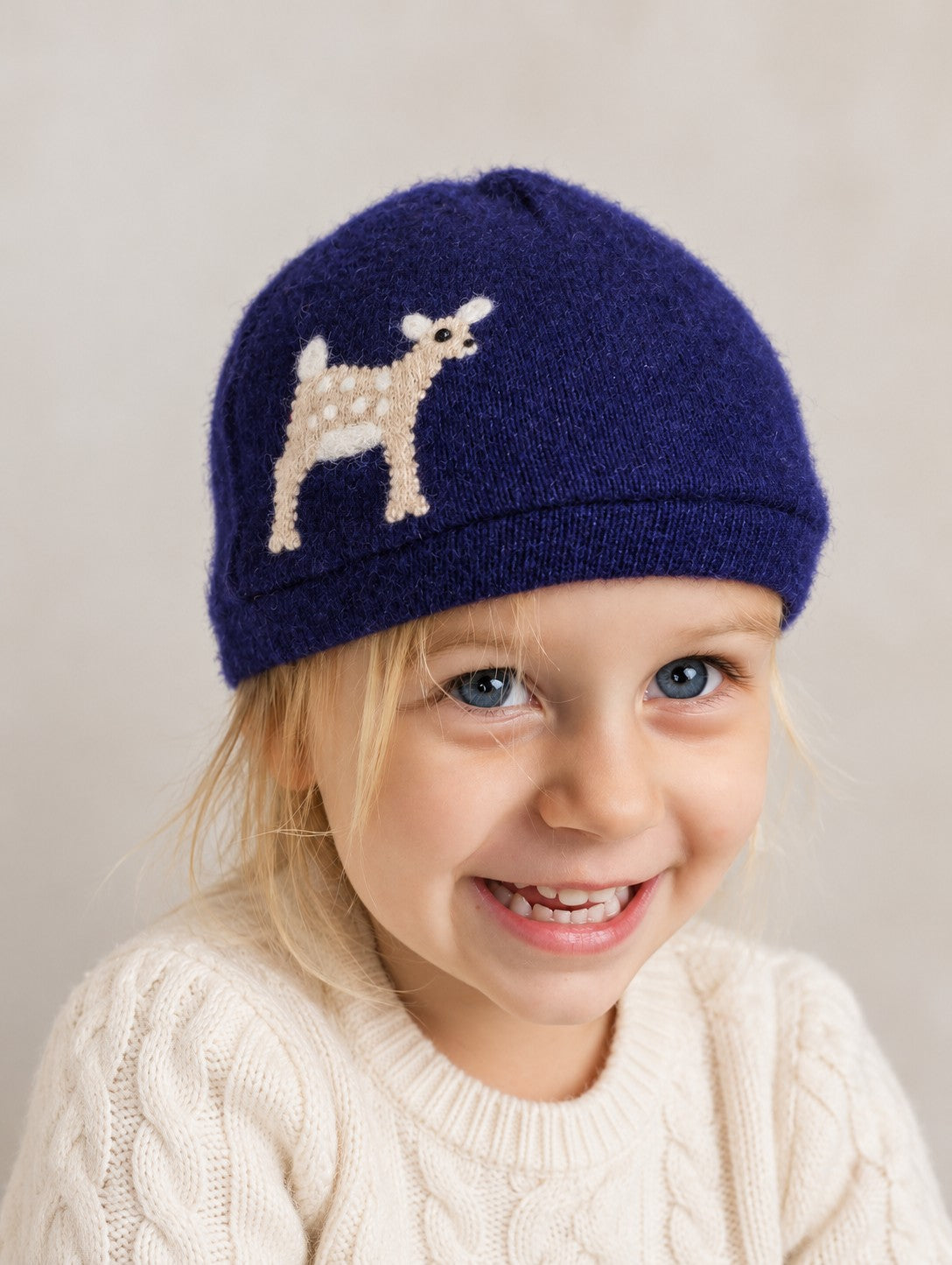 Fawn Cashmere Hat - Toddler — Select Your Color