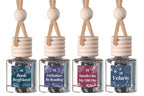 Four-Pack Hanging Refillable Car Freshener Diffusers Bundle — Choose Your Scent Pack
