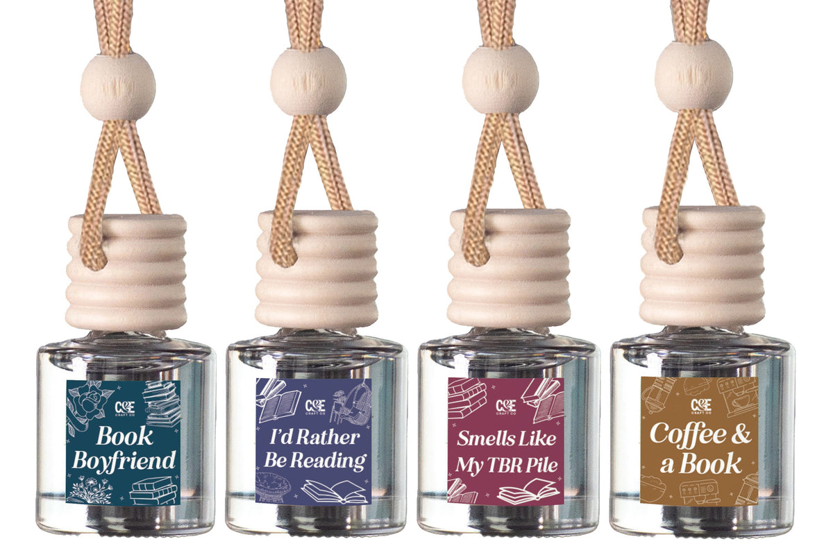 Four-Pack Hanging Refillable Car Freshener Diffusers Bundle — Choose Your Scent Pack