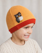 Owl Cashmere Hat - Child — Select Your Color