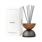 Breath Wood Frosted Glass Reed Diffuser with Aroma Oil