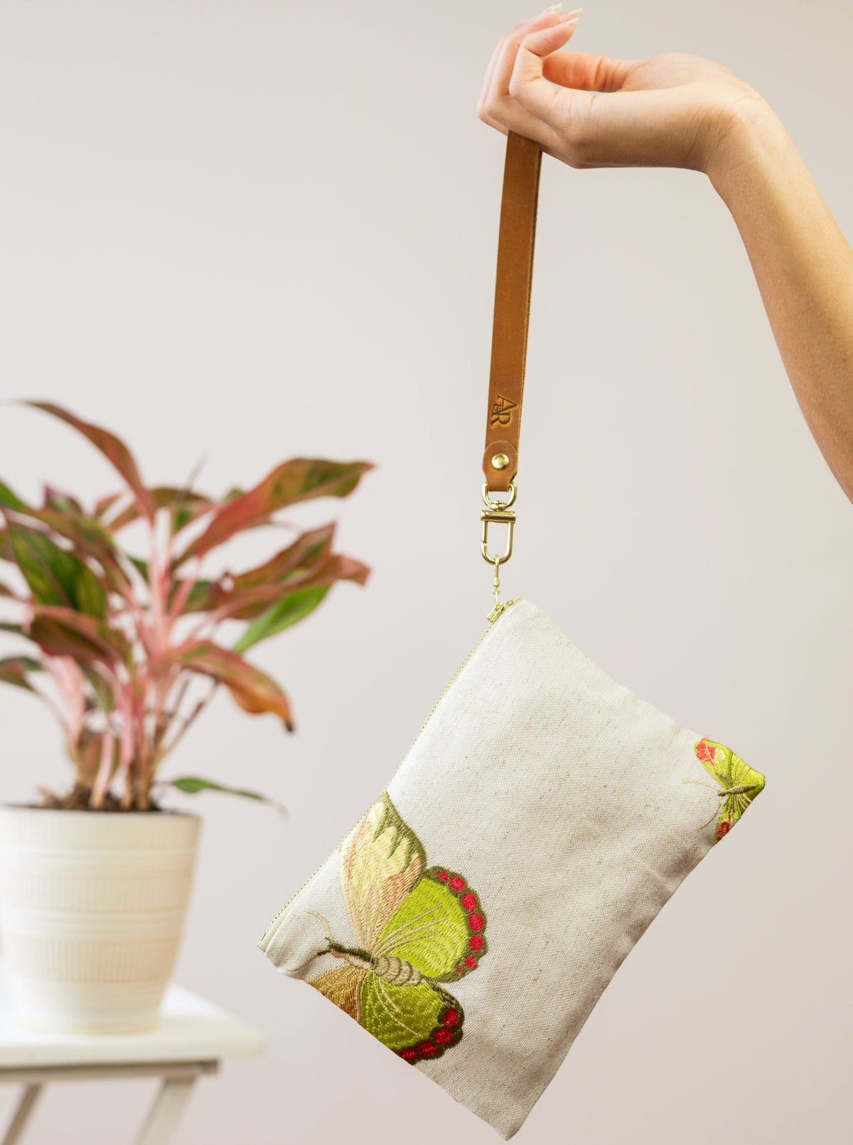 Butterfly Wristlet Purse — Select Your Size