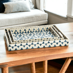Daphne Mother of Pearl Trays — Select Your Size