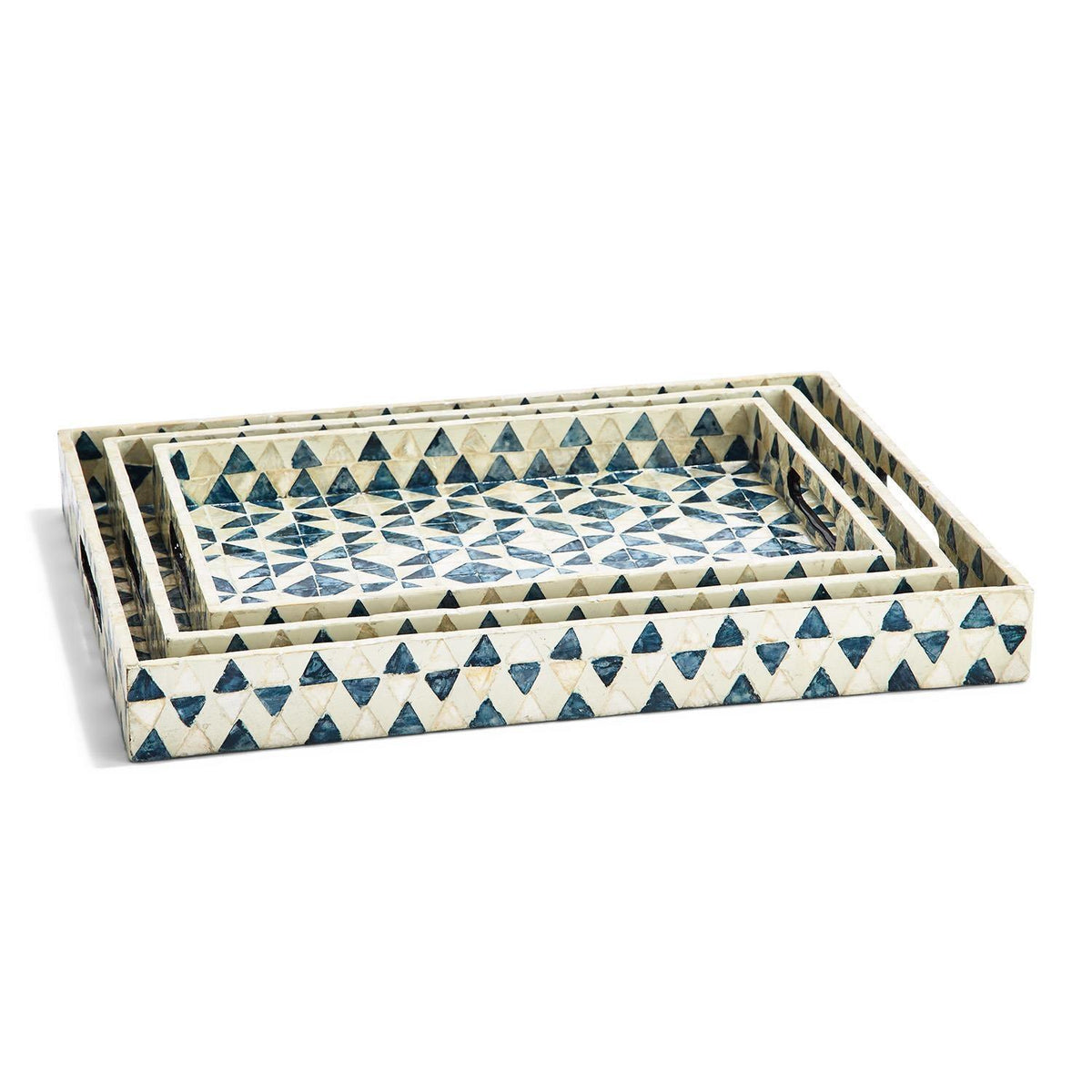 Daphne Mother of Pearl Trays — Select Your Size