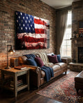 USA Flag Glass Wall Art — 4 Sizes