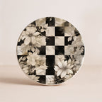 Courtly Check Ceramic Coasters — Select Your Pack & Style