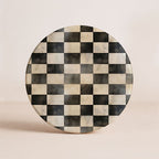 Courtly Check Ceramic Coasters — Select Your Pack & Style