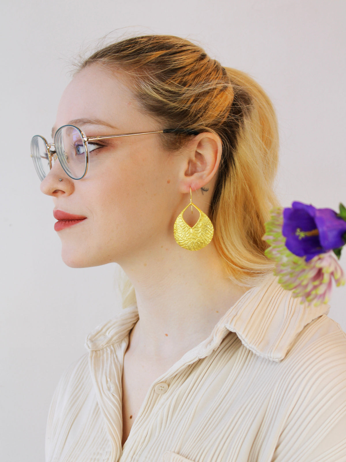 Camelia Drop Earrings — Select Your Color