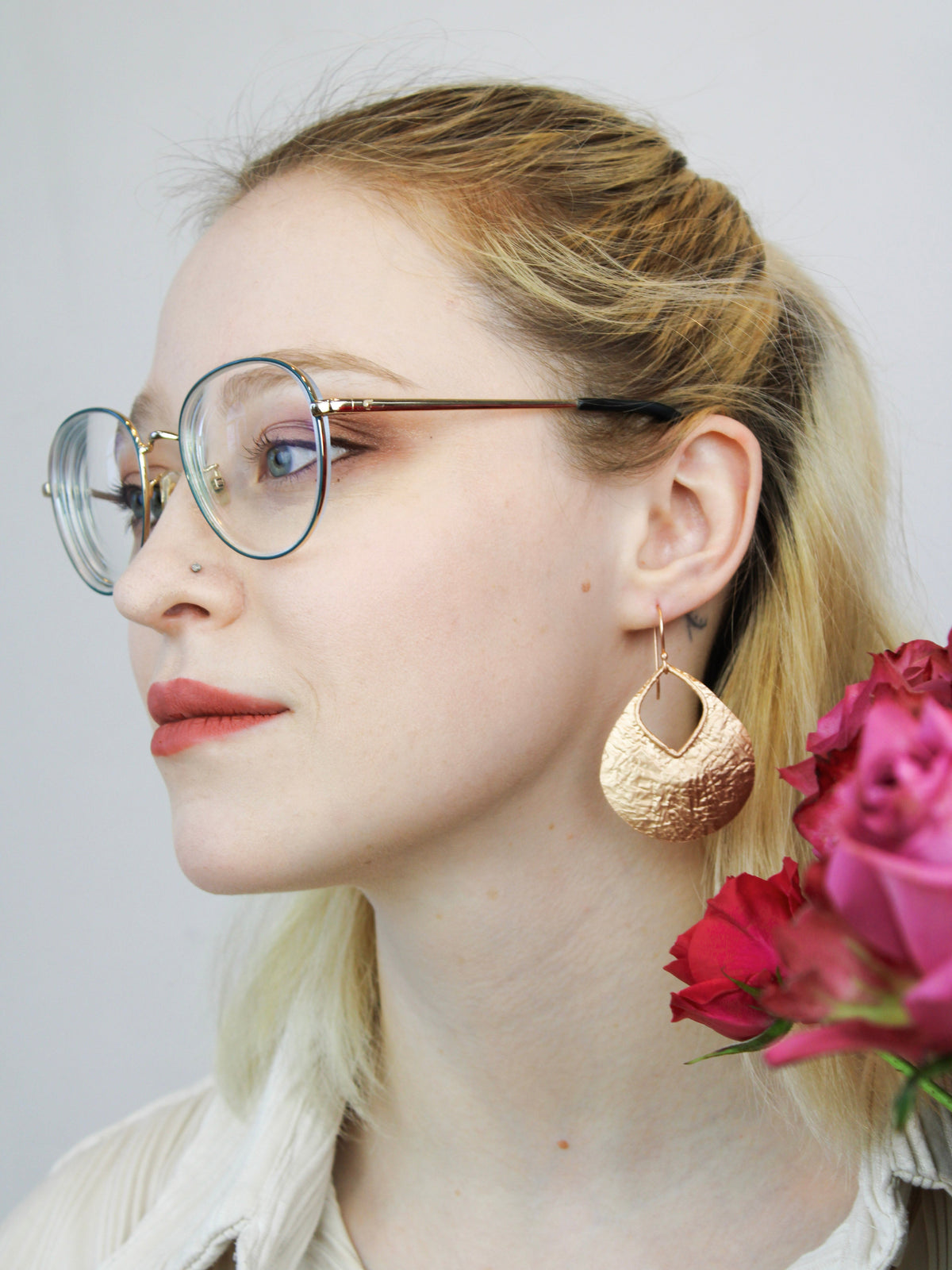 Camelia Drop Earrings — Select Your Color