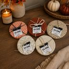 Fall Fabric Coasters — Select Your Pack & Color Story