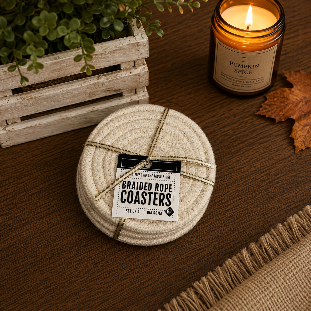 Fall Fabric Coasters — Select Your Pack & Color Story