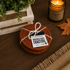 Fall Fabric Coasters — Select Your Pack & Color Story