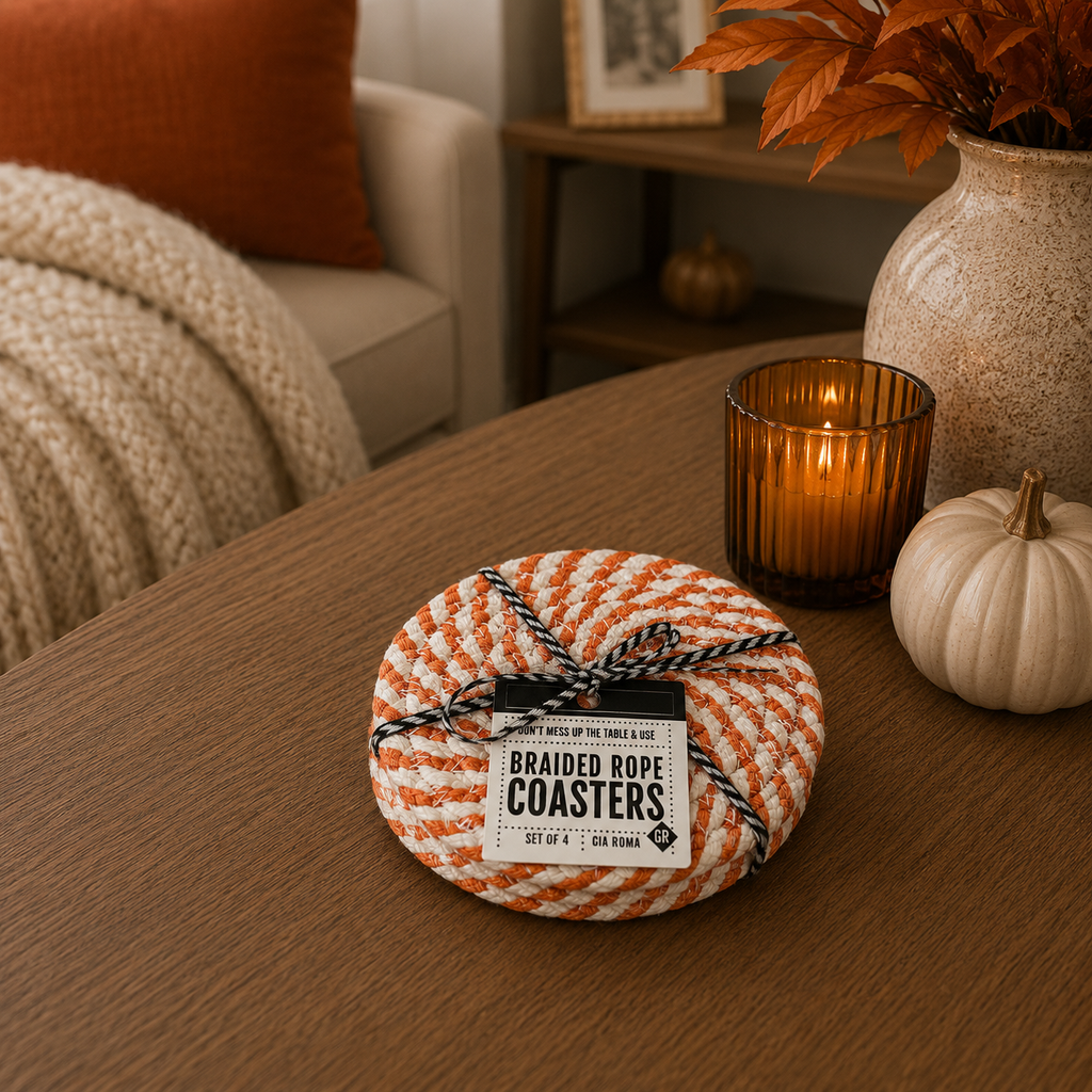 Fall Fabric Coasters — Select Your Pack & Color Story
