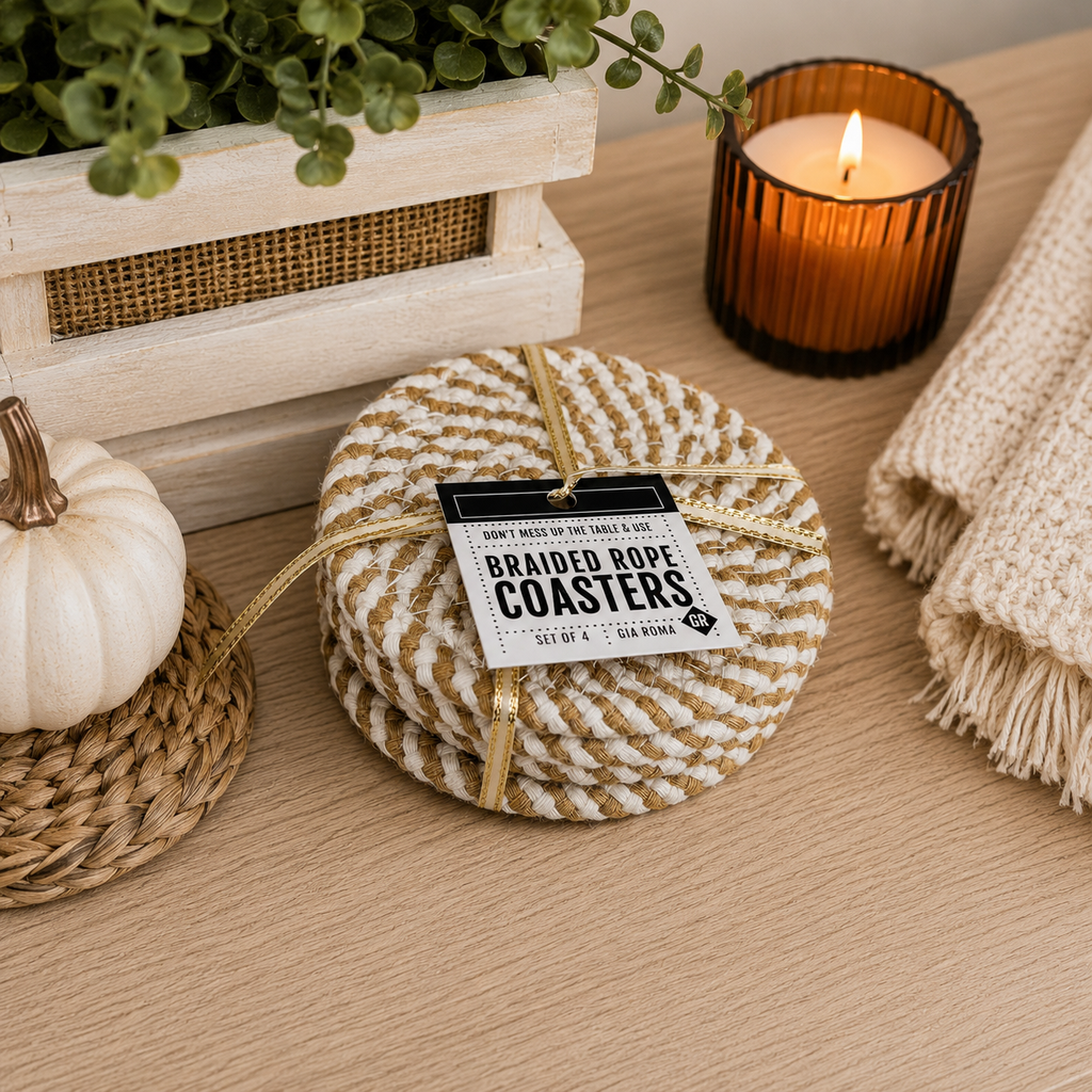 Fall Fabric Coasters — Select Your Pack & Color Story