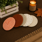 Fall Fabric Coasters — Select Your Pack & Color Story