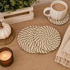Fall Fabric Coasters — Select Your Pack & Color Story