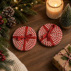 Candy Cane Coaster PRE-ORDER — Select Your Color