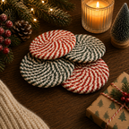 Candy Cane Coaster PRE-ORDER — Select Your Color
