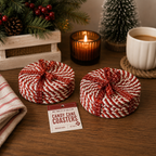 Candy Cane Coaster PRE-ORDER — Select Your Color