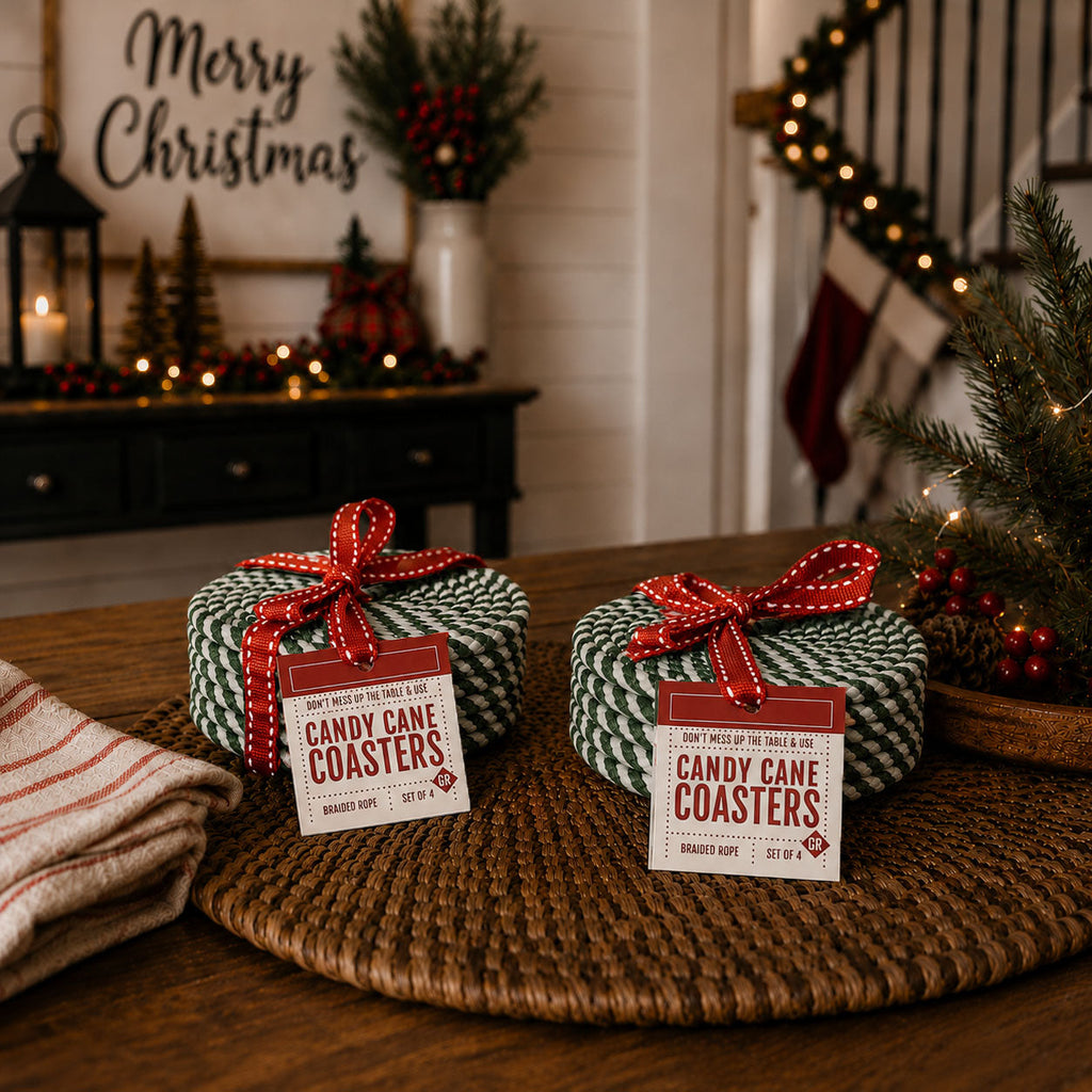 Candy Cane Coaster PRE-ORDER — Select Your Color