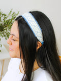 Clara Lace and Linen Headband — Select Your Color