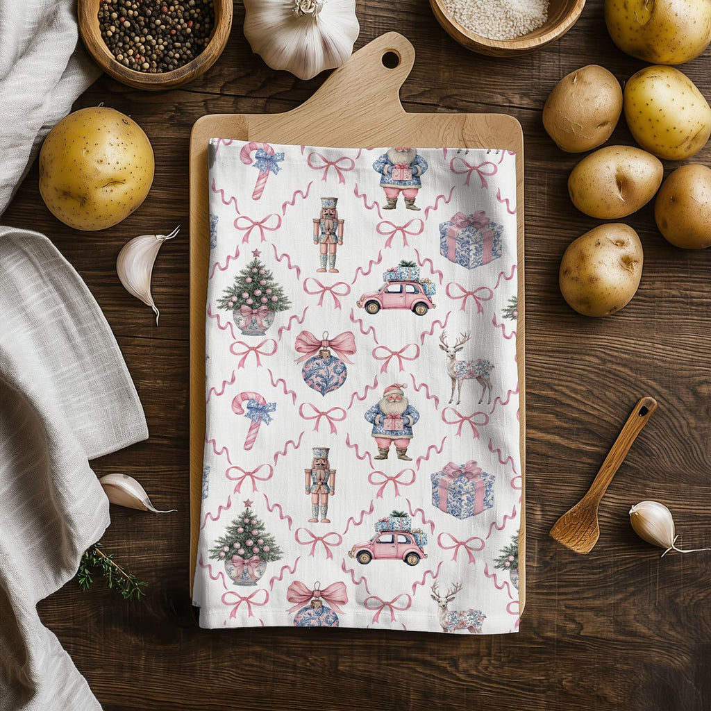 Chinoiserie Christmas Kitchen Towel