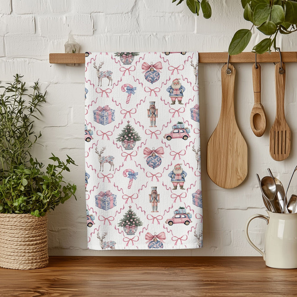 Chinoiserie Christmas Kitchen Towel