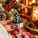 Mini Tree Shaped Unscented Candles - 3 pack