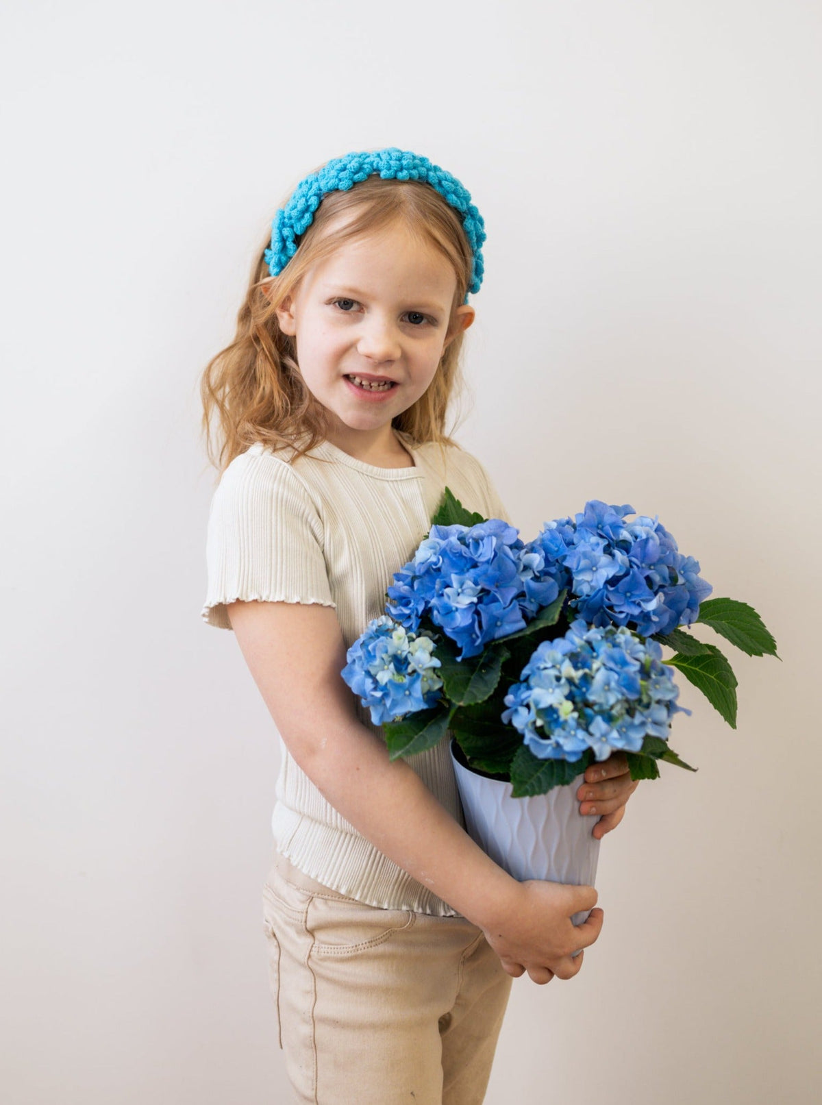 Crochet Puff Child Headband — Select Your Color
