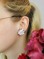 Daisy Statement Stud Earrings — Select Your Color