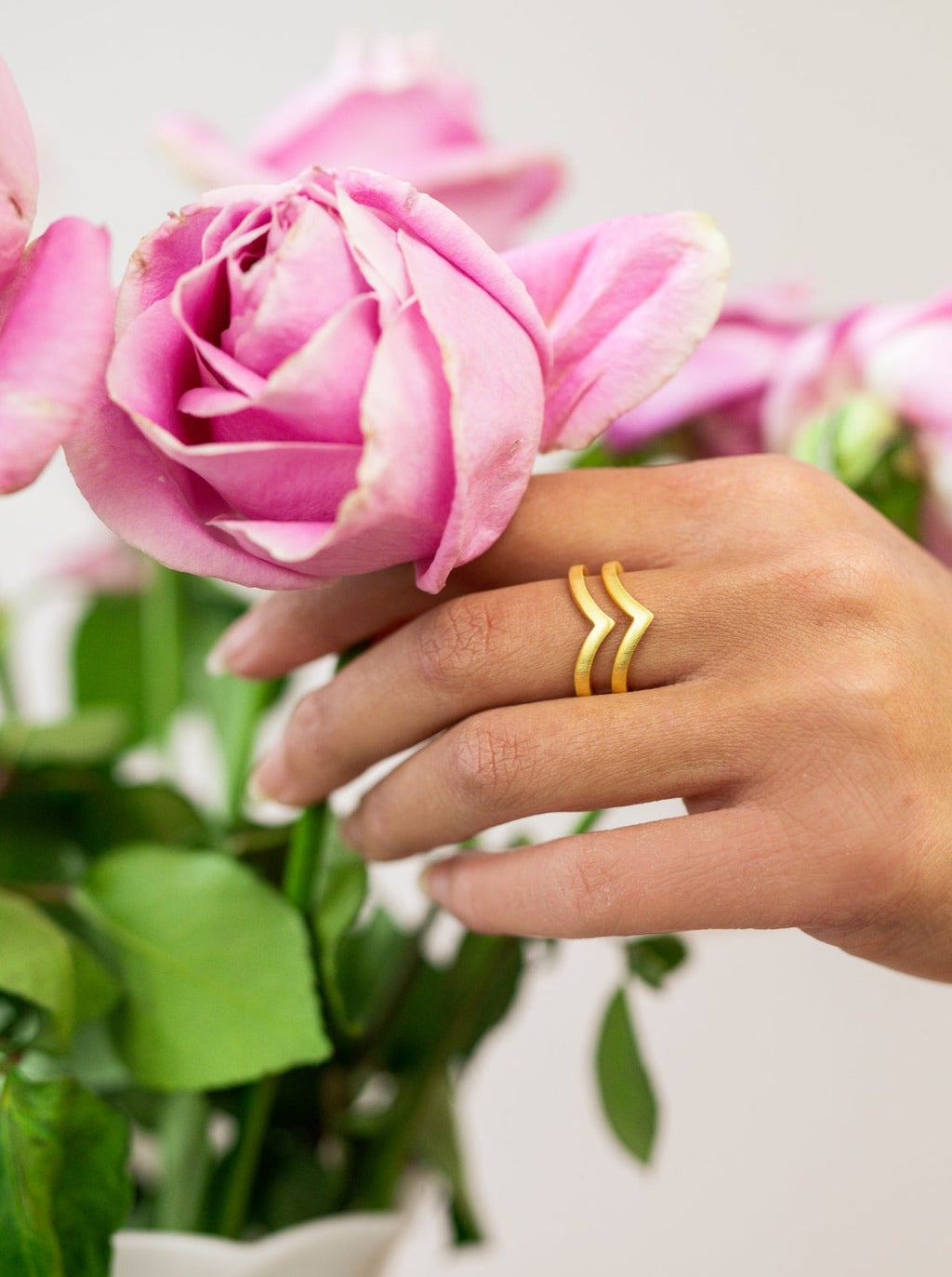 Double Wave Ring — Select Your Size