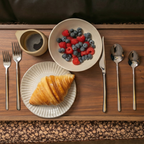 Emilia Mirror Finished 18/10 Stainless Steel 20-Piece Flatware Set — Select Your Finish Color