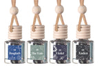 Four-Pack Hanging Refillable Car Freshener Diffusers Bundle — Choose Your Scent Pack