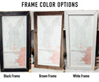 Rustic Bunny Tail Framed Wall Hanging — Select Your Frame Color