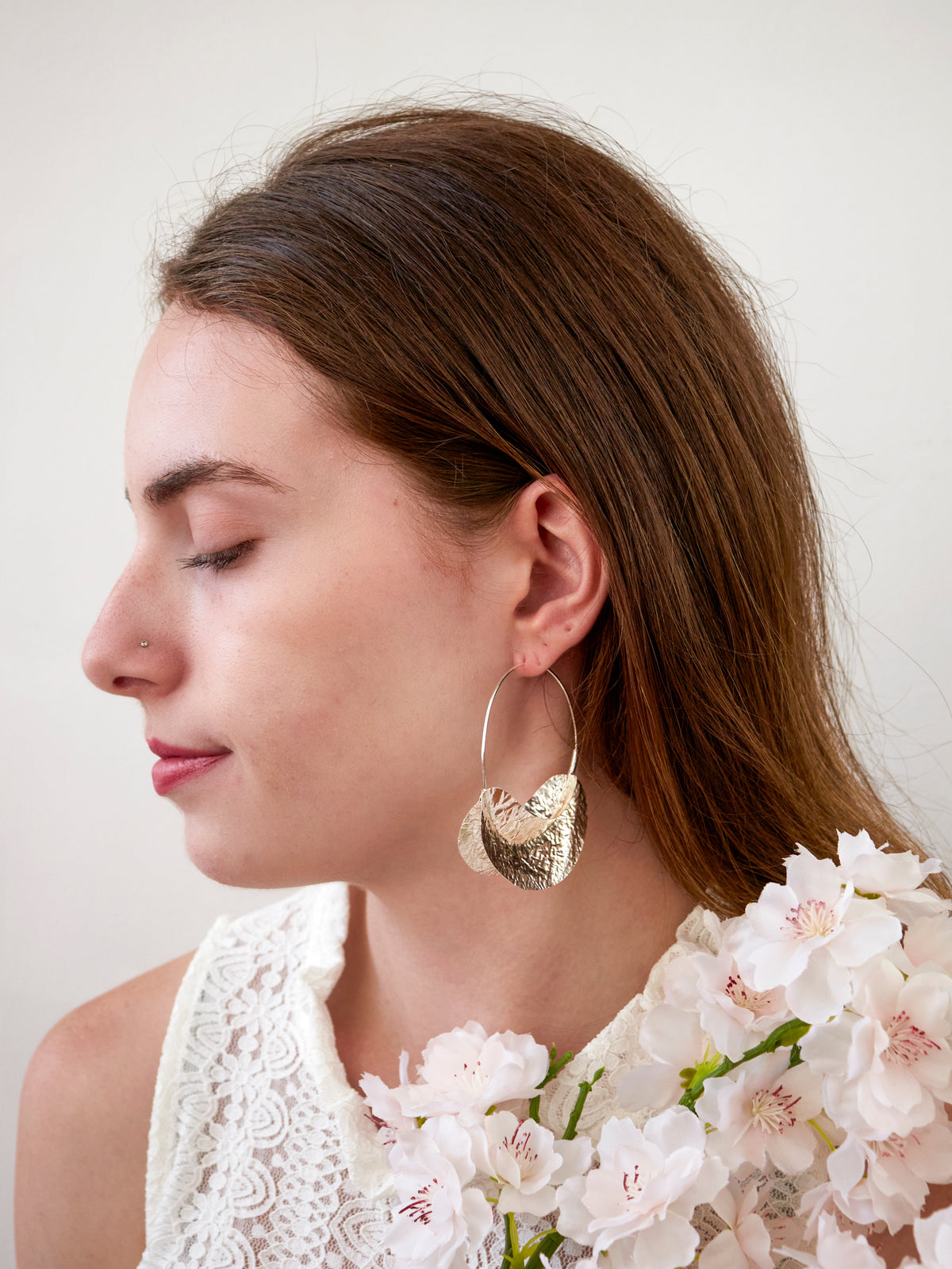 Astrid Statement Hoops — Select Your Color