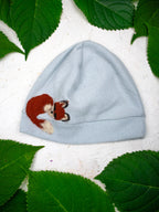 Sleeping Fox Cashmere Hat - Child — Select Your Color