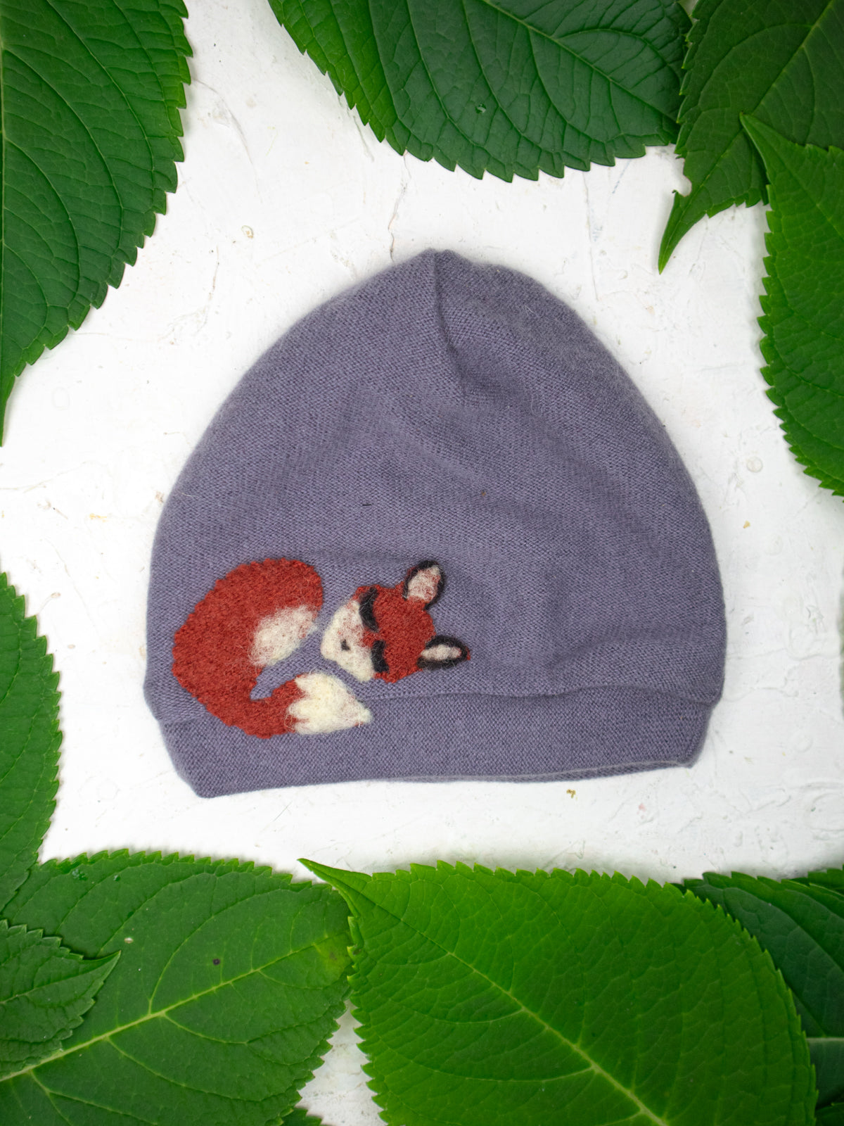 Sleeping Fox Cashmere Hat - Toddler — Select Your Color